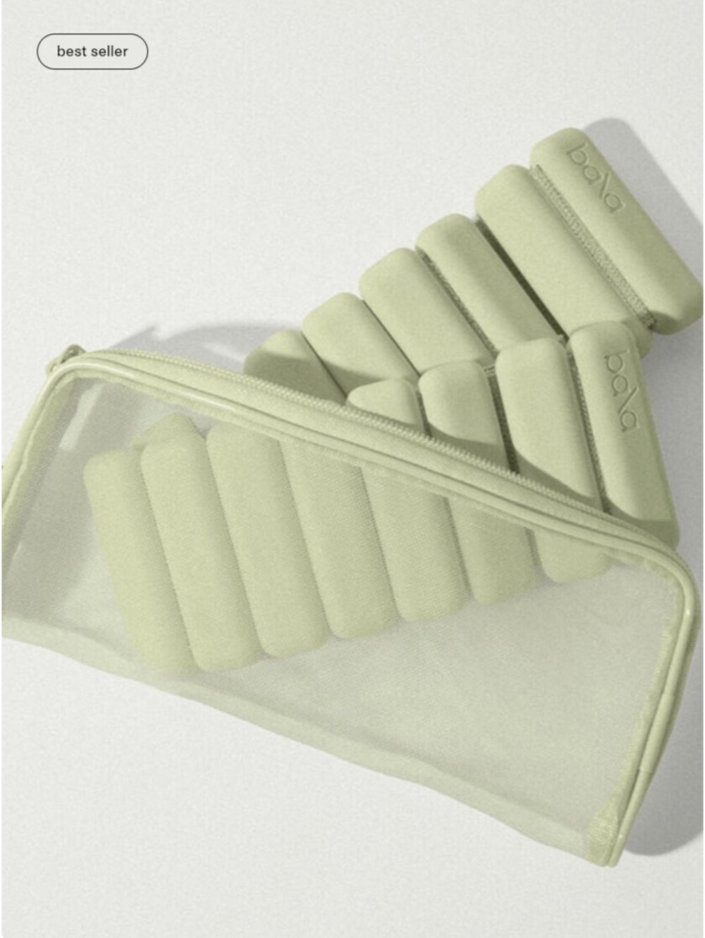 Bala Bangles 2Lb Each Wrist Ankle Weights Sage Green Yoga Pilates Crossfit New - Picture 5 of 11